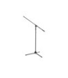 Gravity Touring overhead microphone stand with extra-wide folding tripod and extra-long boom