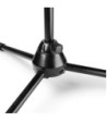 Gravity Touring overhead microphone stand with extra-wide folding tripod and extra-long boom