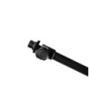 Gravity Touring Series microphone stand with tripod folding base and 2-point adjustment telescopic boom, black