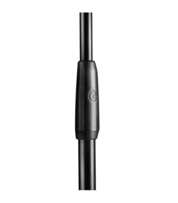 Gravity Touring Series microphone stand with tripod folding base and 2-point adjustment telescopic boom, black