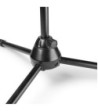 Gravity Touring Series microphone stand with tripod folding base and 2-point adjustment telescopic boom, black