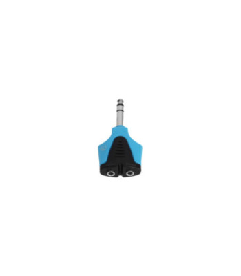 Adam Hall BLU Line Y-Adapter - 2 x Minijack female TRS x Jack TRS
