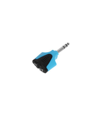 Adam Hall BLU Line Y-Adapter - 2 x Minijack female TRS x Jack TRS