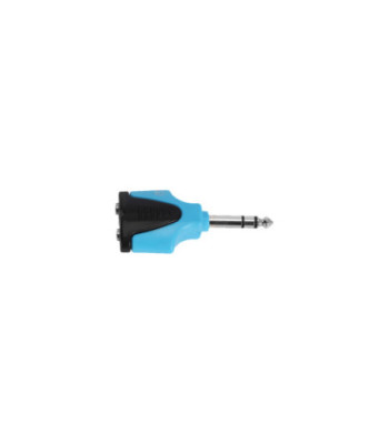 Adam Hall BLU Line Y-Adapter - 2 x Minijack female TRS x Jack TRS
