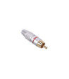 Adam Hall RCA connector male with red code ring