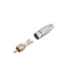 Adam Hall RCA connector male with red code ring