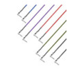Adam Hall Pedalboard Patch Cable - Set of 5 Adam Hall® angled Jack TS - 0.3 m