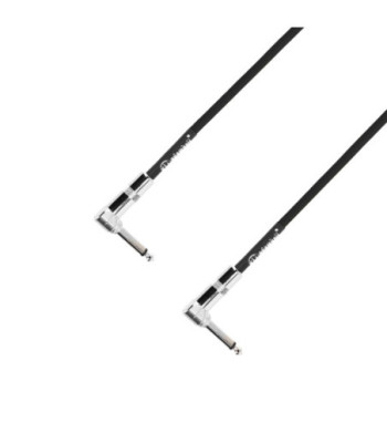 Adam Hall Pedalboard Patch Cable - Set of 5 Adam Hall® angled Jack TS - 0.3 m