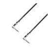 Adam Hall Pedalboard Patch Cable - Set of 5 Adam Hall® angled Jack TS - 0.3 m