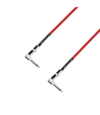 Adam Hall Pedalboard Patch Cable - Set of 5 Adam Hall® angled Jack TS - 0.3 m