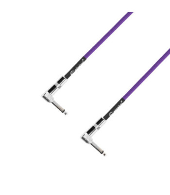 Adam Hall Pedalboard Patch Cable - Set of 5 Adam Hall® angled Jack TS - 0.3 m