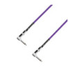 Adam Hall Pedalboard Patch Cable - Set of 5 Adam Hall® angled Jack TS - 0.3 m