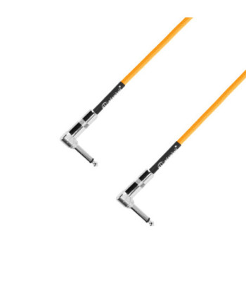 Adam Hall Pedalboard Patch Cable - Set of 4 Adam Hall® angled Jack TS - 0.9 m