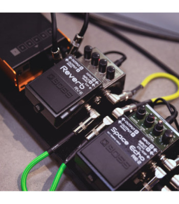 Adam Hall Pedalboard Patch Cable - Set of 4 Adam Hall® angled Jack TS - 0.9 m