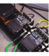 Adam Hall Pedalboard Patch Cable - Set of 4 Adam Hall® angled Jack TS - 0.9 m