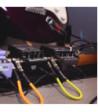 Adam Hall Pedalboard Patch Cable - Set of 4 Adam Hall® angled Jack TS - 0.9 m