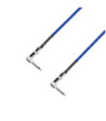 Adam Hall Pedalboard Patch Cable - Set of 5 Adam Hall® angled Jack TS - 0.9 m