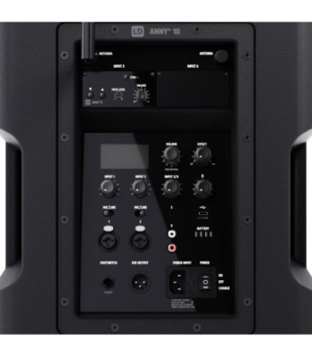 LD Systems 10" Portable battery-powered Bluetooth® PA System with mixer and 1x headset microphone (incl. bodypack)