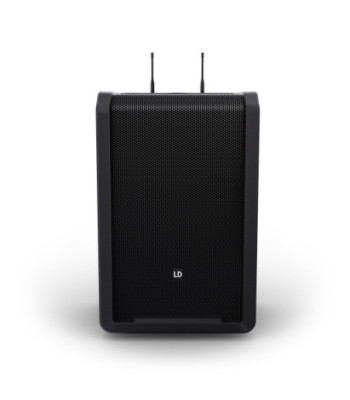 LD Systems 10" Portable battery-powered Bluetooth® PA System with mixer, 1x wireless handheld and 1x headset microphone (incl.
