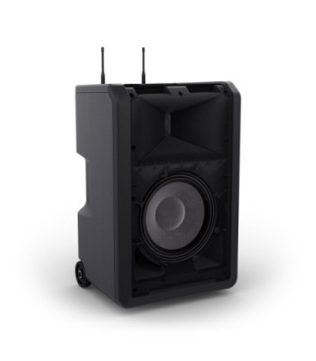 LD Systems 10" Portable battery-powered Bluetooth® PA System with mixer, 1x wireless handheld and 1x headset microphone (incl.
