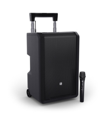 LD Systems 10" Portable battery-powered Bluetooth® PA System with mixer and 1x wireless handheld microphone