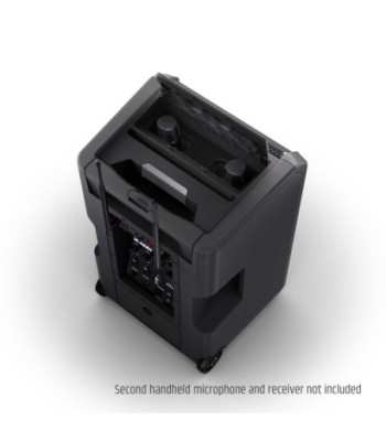 LD Systems 10" Portable battery-powered Bluetooth® PA System with mixer and 1x wireless handheld microphone