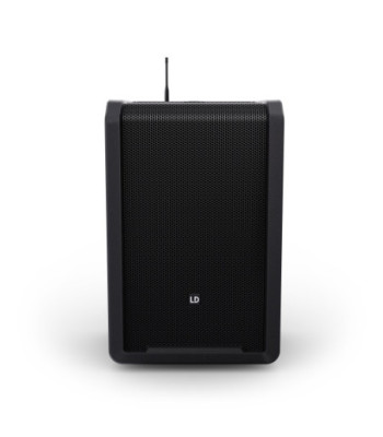 LD Systems 10" Portable battery-powered Bluetooth® PA System with mixer and 1x wireless handheld microphone