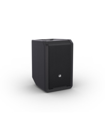 LD Systems Portable battery-powered Bluetooth® PA loudspeaker with mixer, Stage Black