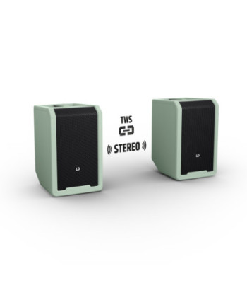 LD Systems Portable battery-powered Bluetooth® PA loudspeaker with mixer and 1x headset microphone (incl. bodypack),  Adventure