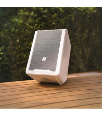 LD Systems Portable battery-powered Bluetooth® PA loudspeaker with mixer and 1x headset microphone (incl. bodypack), Pure White