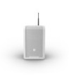 LD Systems Portable battery-powered Bluetooth® PA loudspeaker with mixer and 1x headset microphone (incl. bodypack), Pure White