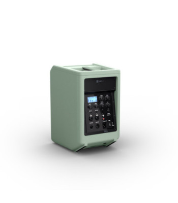 LD Systems Portable battery-powered Bluetooth® PA loudspeaker with mixer, Adventure Green