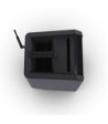 LD Systems Portable battery-powered Bluetooth® PA loudspeaker with mixer and 1x wireless handheld microphone, Stage Black