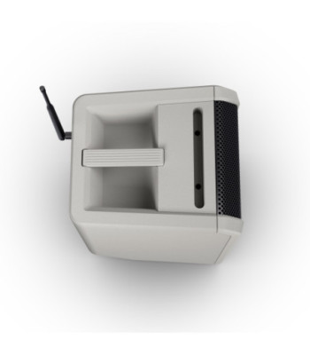 LD Systems Portable battery-powered Bluetooth® PA loudspeaker with mixer  and 1x wireless handheld microphone, Urban Grey