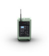 LD Systems Portable battery-powered Bluetooth® PA loudspeaker with mixer and 1x wireless handheld microphone,  Adventure Green