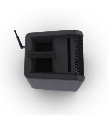 LD Systems Portable battery-powered Bluetooth® PA loudspeaker with mixer and 1x wireless handheld microphone, Stage Black