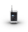LD Systems Portable battery-powered Bluetooth® PA loudspeaker with mixer and 1x wireless handheld microphone,  Pure White