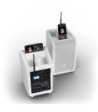 LD Systems Portable battery-powered Bluetooth® PA loudspeaker with mixer and 1x wireless handheld microphone,  Pure White
