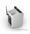 LD Systems Portable battery-powered Bluetooth® PA loudspeaker with mixer and 1x wireless handheld microphone,  Pure White