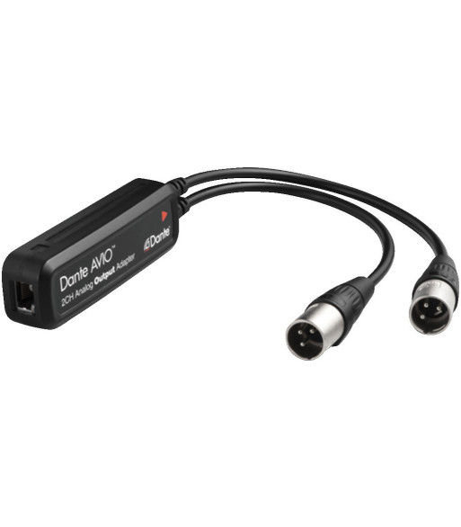 Dante(R) analog output adapter - ADP-DAO-0X2