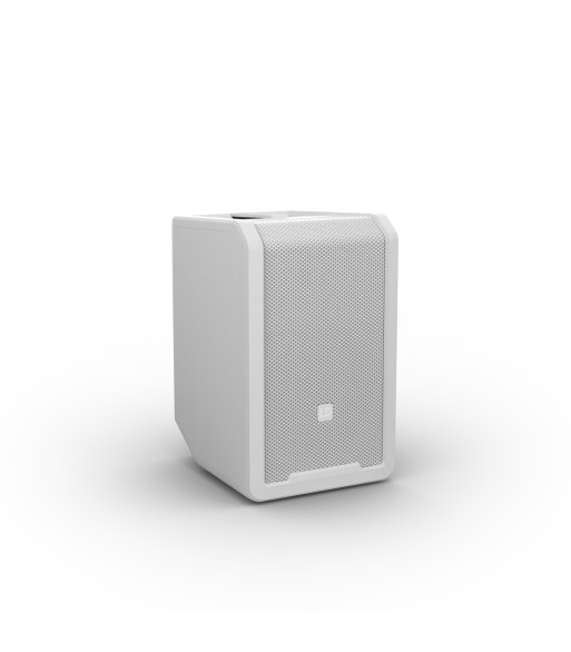 LD Systems Portable battery-powered Bluetooth® PA loudspeaker with mixer, Pure White