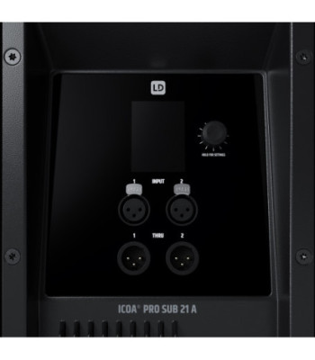LD Systems Powered 21" High-Performance Bass Reflex PA Subwoofer