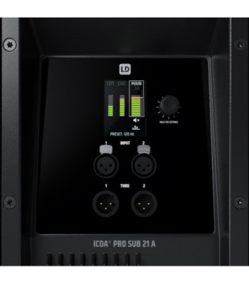 LD Systems Powered 21" High-Performance Bass Reflex PA Subwoofer