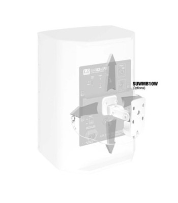 LD Systems 8" Active Installation Monitor white