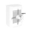 LD Systems 8" Active Installation Monitor white