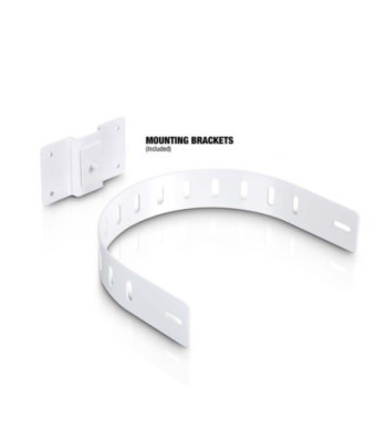 LD Systems 8" Active Installation Monitor white