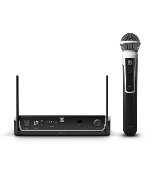 LD Systems Wireless Microphone System with Dynamic Handheld Microphone - 470 - 490 MHz (only available in the USA)
