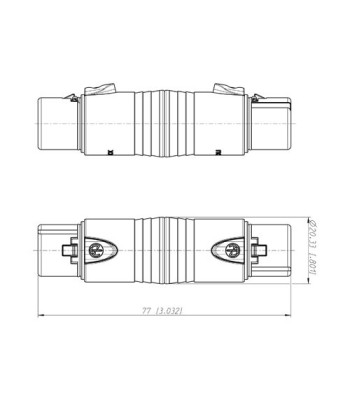 Neutrik Adapter XLR 3-pole female to XLR 3-pole female Neutrik®