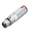 Neutrik Adapter XLR 3-pole female to Jack TRS female Neutrik® - lockable