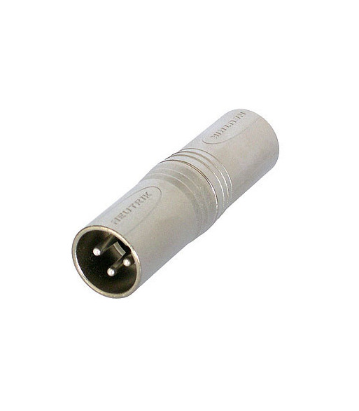 Neutrik Adapter XLR 3-pole male to XLR 3-pole male Neutrik®